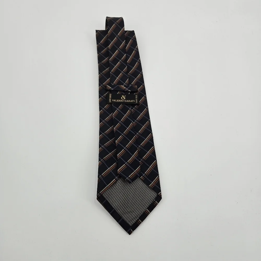 Valerio Garati 100% Silk Plaid Tie